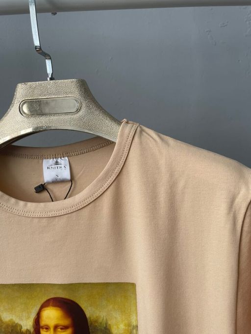 ВЫСОКОЕ КАЧЕСТВО Футболка с принтом 95% ХЛОПОК - Knitka wear фото 6