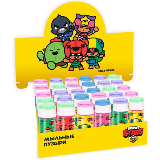 Цена за 36 шт. Мыльные пузыри Бравл Старс, 50 мл - Simaland фото 2