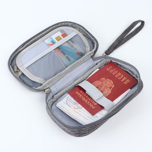 Органайзер для документов Путешествие-всегда хорошая идея, серый, 15 х 24 см - Textura фото 5