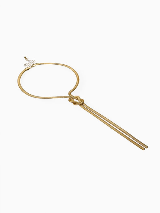 Кулон «Галстук узел», цвет золото