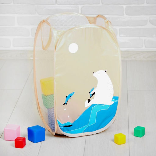 Корзина для игрушек Белый медведь - Simaland фото 3