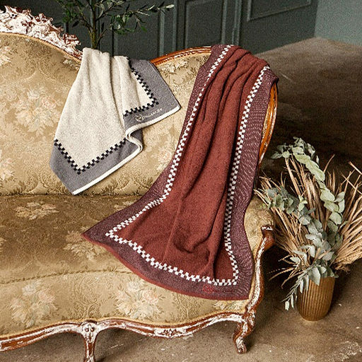 "Missoni-3028" Полотенце махровое 50х90см, плотность 375гр/м2, 100% хлопок, серый (зеленый), Bolangde (Китай)