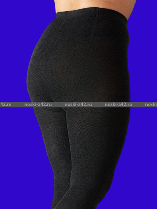 Цена за 3 шт. 3 ПАРЫ - Колготки женские с начёсом супергигант чёрные арт.8806 XXL-XXXXXL (фактически 48-56 (рост 160-170) - For you фото 3