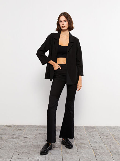 Dar Fit D?z Gabardin Kad?n Pantolon