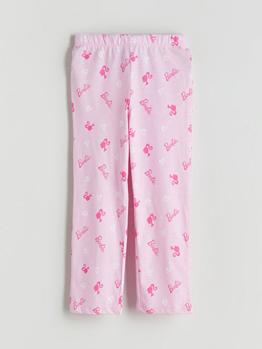 Beli Lastikli Barbie Bask?l? K?z ?ocuk Pijama Alt
