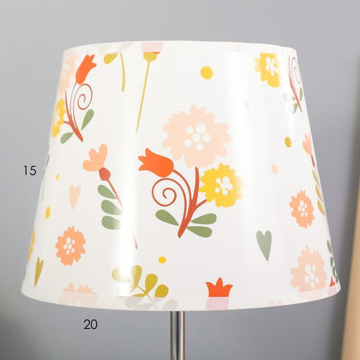 Настольная лампа с абажуром RISALUX Аэлита, Е14, 15 Вт, белый, 20?20?30 см  фото 7