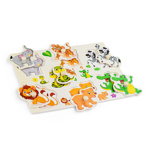 Пазл-вкладыш Зоопарк - Щепочка фото 3
