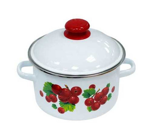 ЭМ_Кастрюля 2,0 л цил. ДЕКОЛЬ ОБОД н/о, арт. 1MD161М