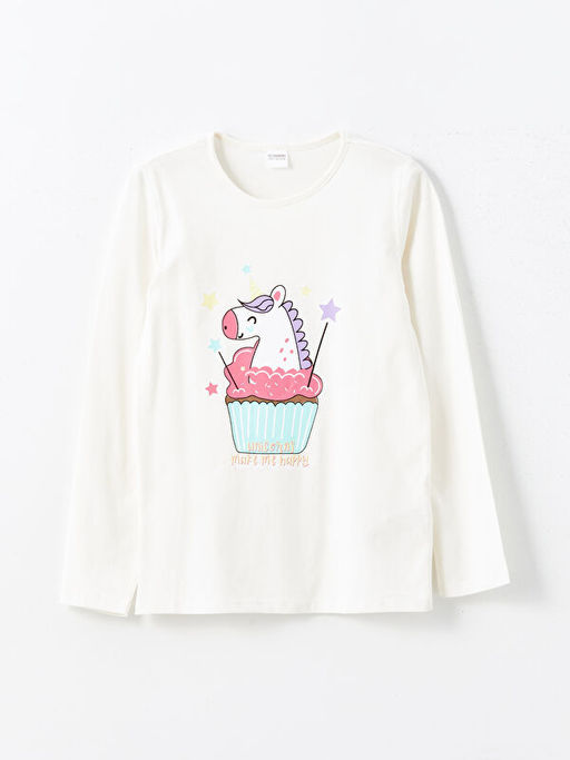 Bisiklet Yaka K?z ?ocuk Pijama Tak?m? - Waikiki фото 2