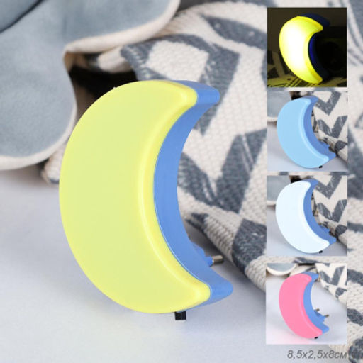 Светильник ночник в розетку Месяц / CW415-77 /уп 60/240/