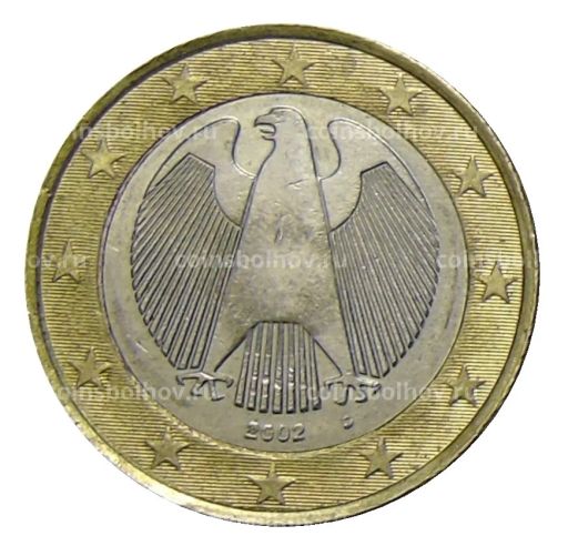 1 евро 2002 года D Германия
