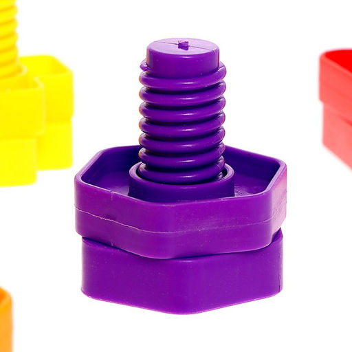 Конструктор Болты и гайки, 10 карточек, транспорт - Unicon фото 3