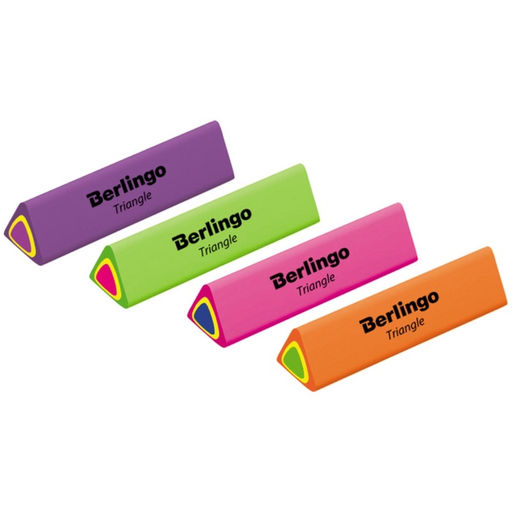 Цена за 36 шт. Ластик Triangle, треугольный, термопластичная резина, 44×15×15 мм