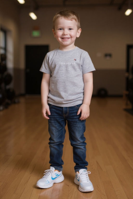 Кроссовки для мальчика Белый/Серебристый