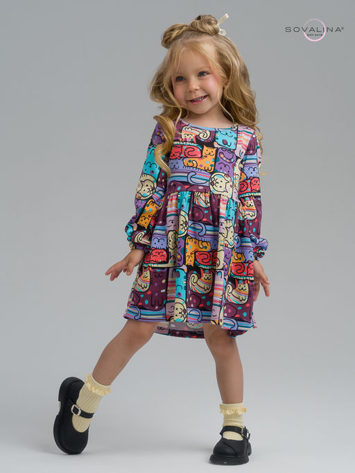 Платье Моана коты в горошек - Sovalina фото 9