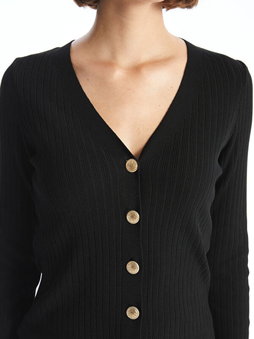 V Yaka Kad?n Triko H?rka