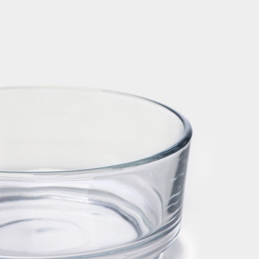 Цена за 2 шт. Контейнер для хранения продуктов ABAN min, 210 мл, стекло, голубой