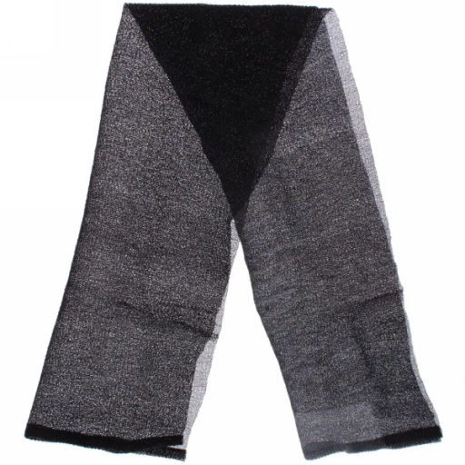 Цена за 4 шт. Мочалка для тела мужская "Премиум Японская, цвет черный, 30*90см