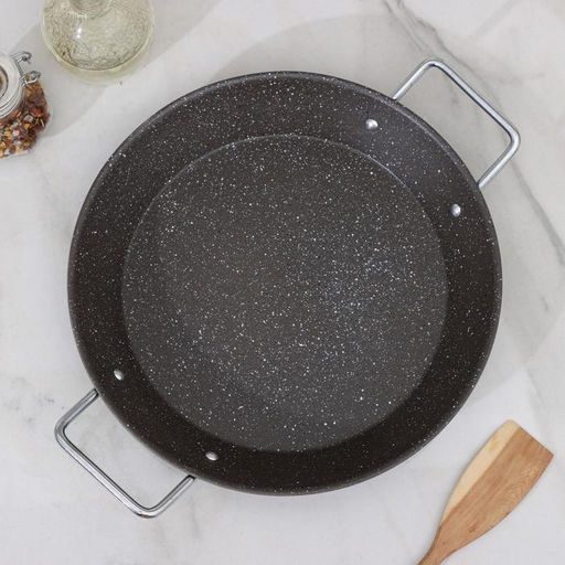 Сковорода «Стоун», d=27 см, 2 ручки, антипригарное покрытие, тёмно-серая