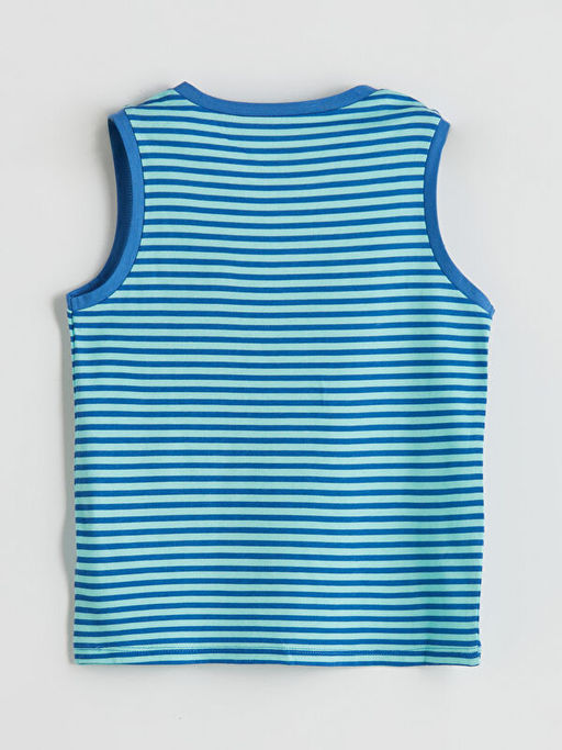 Bisiklet Yaka Dinozor Bask?l? Erkek ?ocuk Atlet