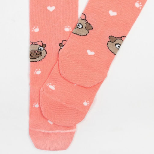 Колготки для девочки KAFTAN «Мопс», розовые, 116-122 см