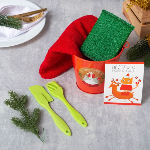 Новогодний набор подарочный кухонный С Новым Годом - Доляна фото 4