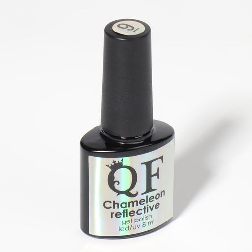 Гель лак для ногтей, Chameleon, 3-х фазный, 8мл, LED/UV, цвет сиреневый/голубой (09) - Queen fair фото 7