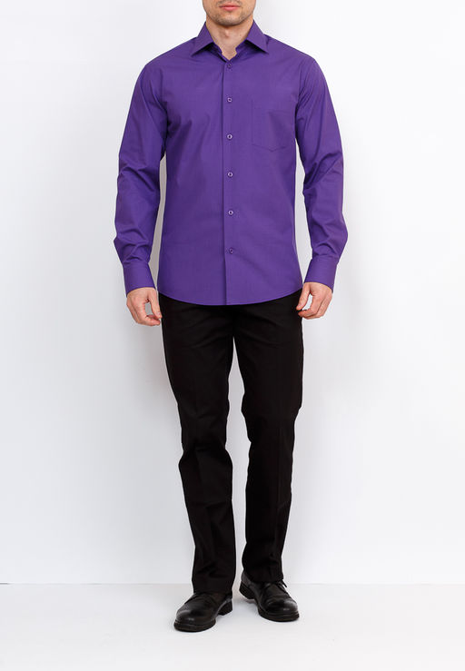 Сорочка мужская длинный рукав GREG 730/319/VIOL/Z  фото 6