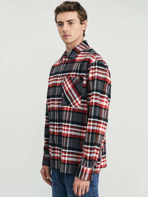 Фланелевая рубашка relax fit / Zarina