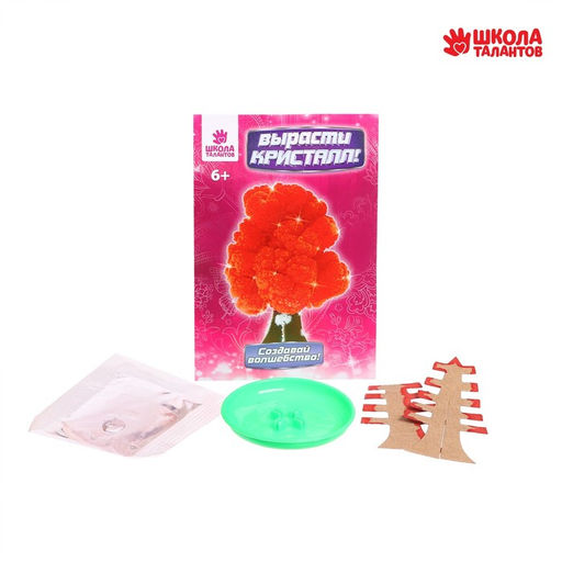 Выращивание кристаллов «Волшебное дерево», красный