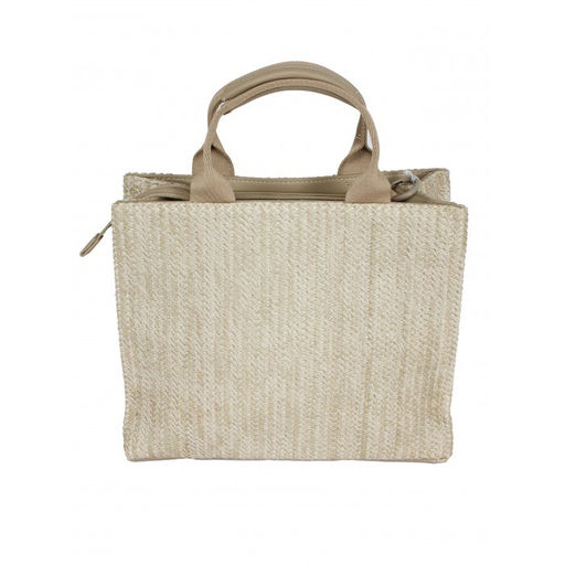 Сумка женская иск/кожа+текстиль DJ-CM 7531-TAOS TAUPE, 1отд, плечевой ремень, бежевый SALE 264417 - Adelia фото 2