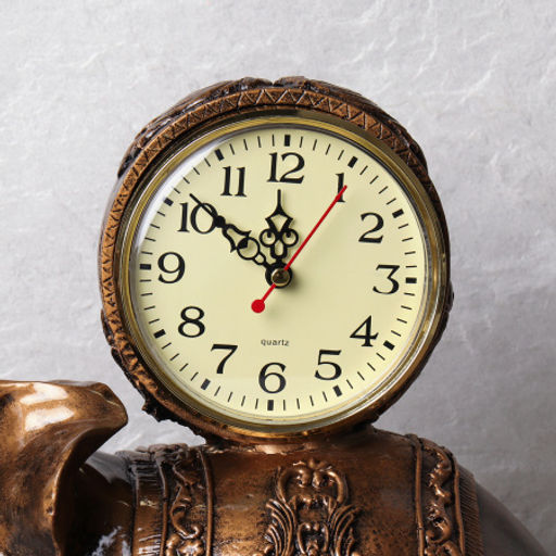 Часы статуэтка Слон 35x43 см / 8273А /уп.8/ - ГалеонТрейд фото 4