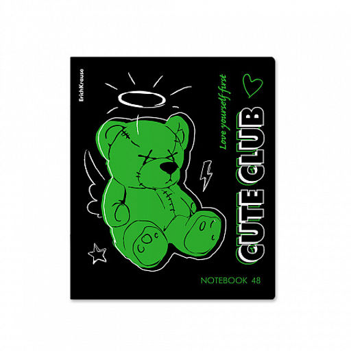 Цена за 5 шт. Тетрадь общая ученическая ErichKrause Low Battery, 48 листов, клетка, матовая ламинация+выборочный УФ-лак_MIX-PACK  фото 7