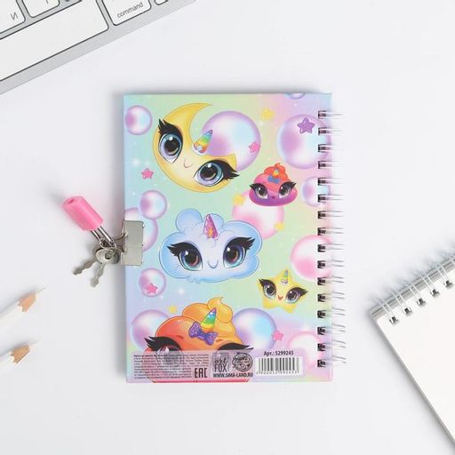 Анкета в твердой обложке на замочке А6 40 л Моя анкета - Artfox фото 12