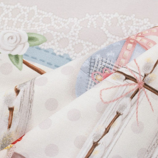 Скатерть Этель Пасхальные Тильды 220х147 см, 100% хлопок, саржа 190 гр/м2  фото 16