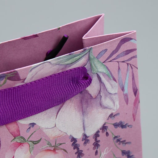 Цена за 4 шт. Пакет подарочный крафтовый, упаковка, Поздравляю, S 12?15?5.5 см