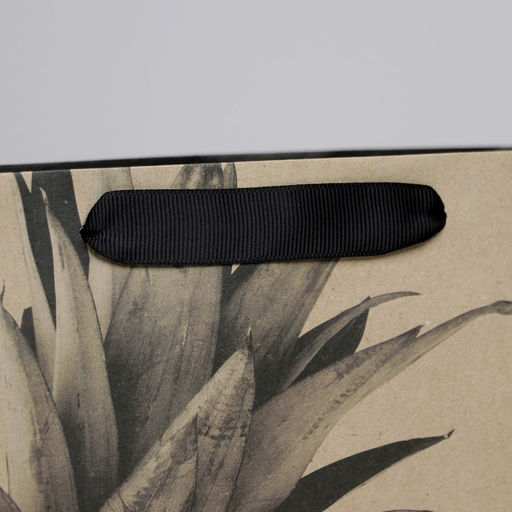 Пакет крафтовый квадратный Black, 22 22 11 см - Дарите счастье фото 3