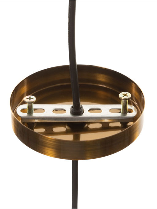 Светильник потолочный BayerLux Mathilda, 1×40 Вт, Е27, латунь, 14×14×29 см