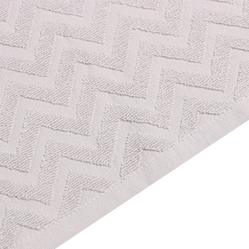 Полотенце махровое LoveLife Zig-Zag, 50х90 см, цвет пыльно-лавандовый, 100% хл, 450 гр/м2  фото 3