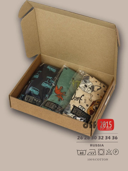 Комплект трусов для мальчика 3 шт. dff Тр 3000/11,14,17 Размер 32 - Sergio valentini фото 6