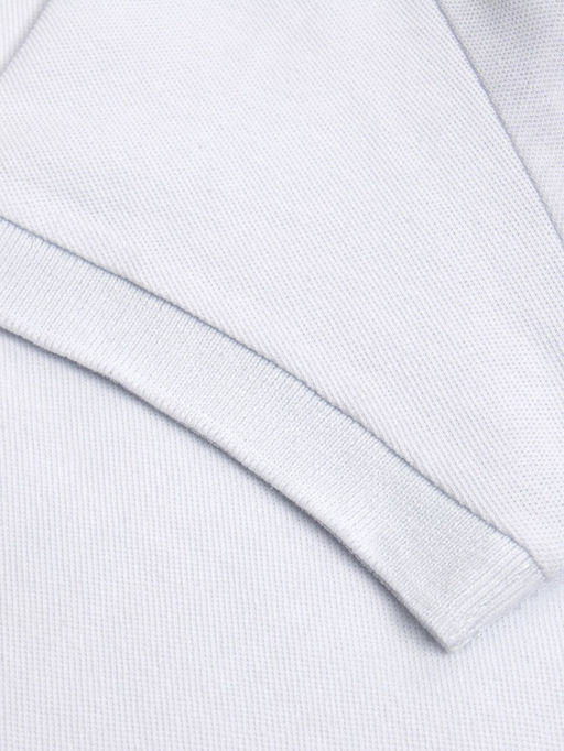 Футболка поло женская MINAKU: Basic line, белая, размер 44