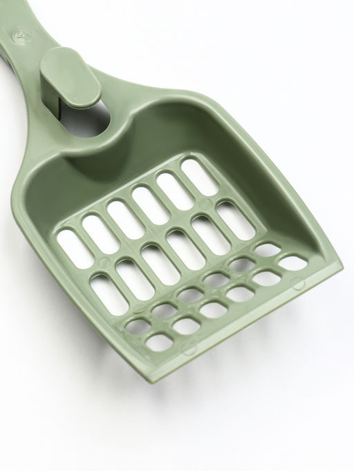 Цена за 4 шт. Совок для кошачьего туалета «Мур Мяу», 22.5×9.5×4 см, пластик, цвет фисташковый