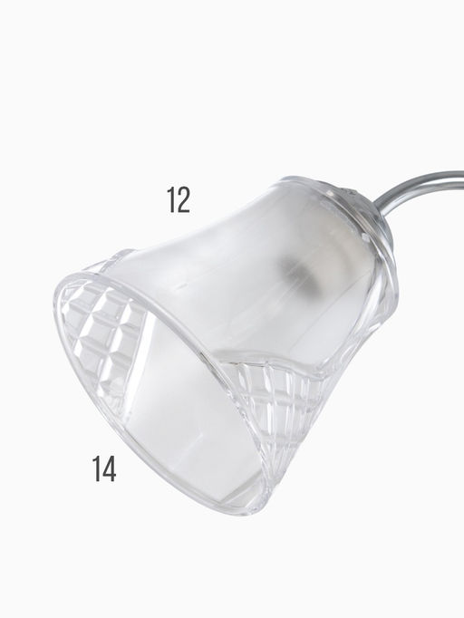 Люстра 12275/3CR, 3×40 Вт, E27, 62×18×20 см