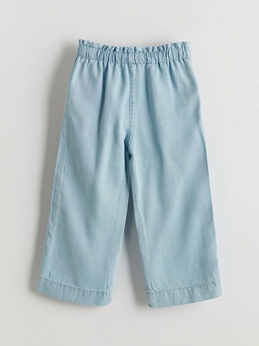 Beli Lastikli Rahat K?z ?ocuk Jean Pantolon