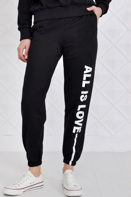 Арт. 7384 Брюки женские 44-52 (5 шт) Цвет:черный - Калинка фото 3