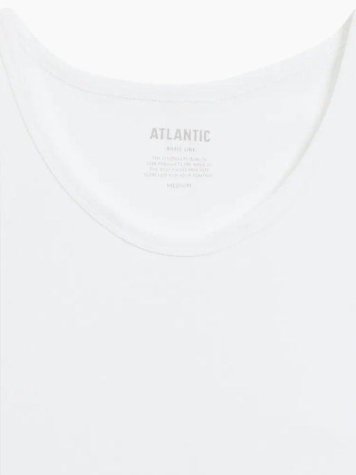 ATLANTIC BMV-046 Майка Basic белый  фото 11