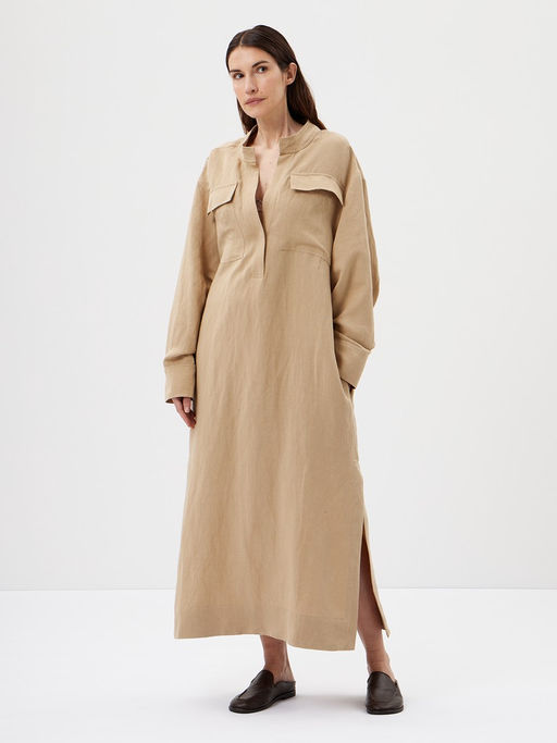 Платье-рубашка женское 12621-35060 beige