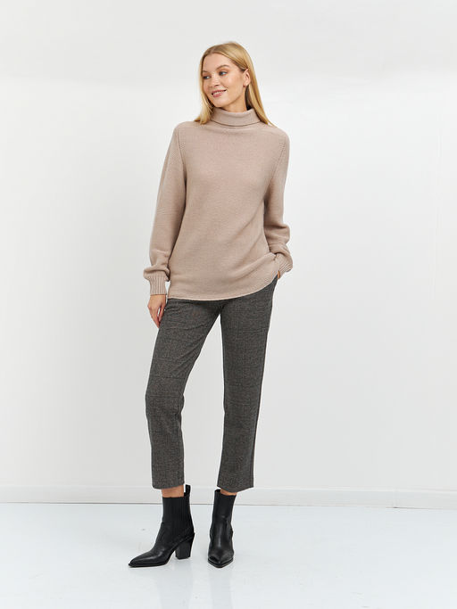 водолазка женская свободного кроя с манжетами - Glenfield фото 2