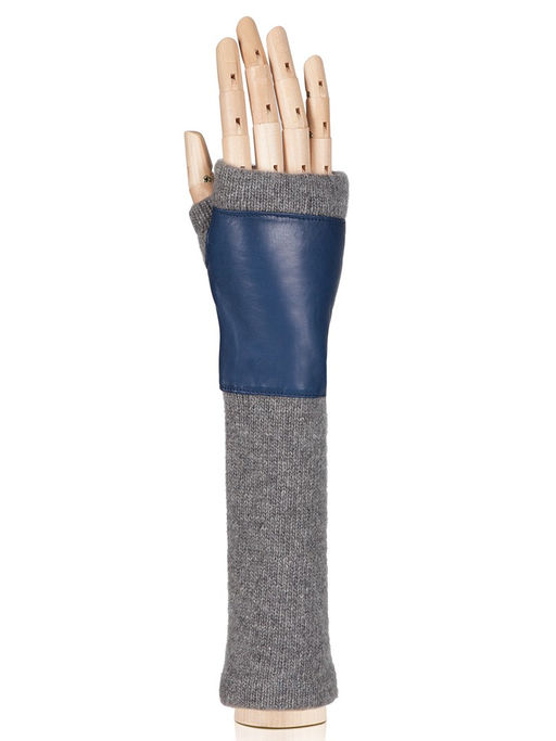 Перчатки женские 100% каш. 12600 d.blue