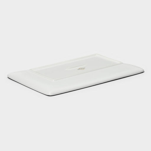 Блюдо Magistro Hypnose, 27×16.5×2 см, прямоугольное, фарфор, белое